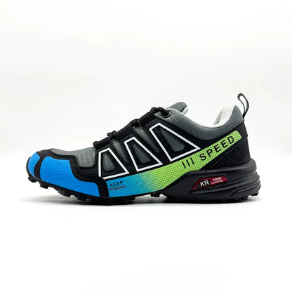 2025 New Men Hiking Shoes Outdoor Waterproof Sports Shoes Comfortable Leather Hiking Training Boots Large Size Tactical Shoe Men