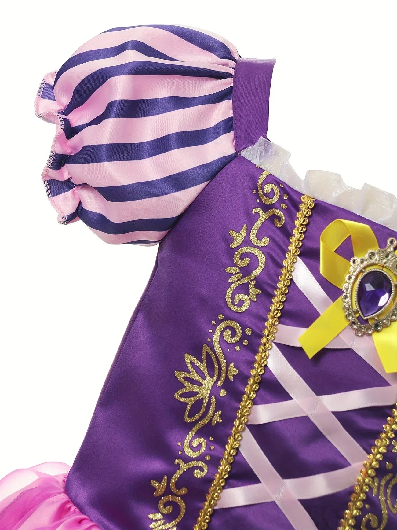 Girls Costume Children Cosplay Princess Dress Kids Halloween Birthday Pageant Party Rapunzel Dress Girl Carnival Tangled Clothes