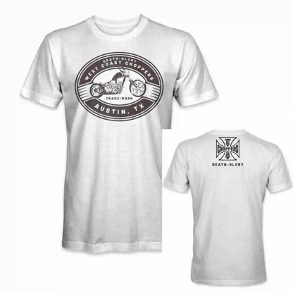 New 2026 West Coast Choppers  Graphic Tee 100% Cotton Round Neck Casual Regular Fit Unisex T-shirt  Summer Top