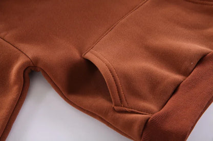 New Autumn Winter Fashion Baby Girls Clothes Children Boys Thicken Hoodies Pants 2Pcs/Set Toddler Sports Costume Kids Tracksuits