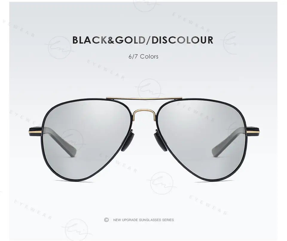 Brand Design Aviation Sunglasses Polarized Man Photochromic UV400 Glasses Woman Anti-glare Driving Goggles zonnebril heren