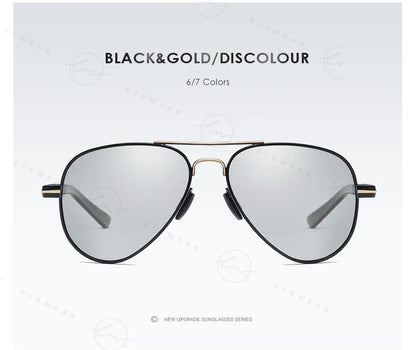 Brand Design Aviation Sunglasses Polarized Man Photochromic UV400 Glasses Woman Anti-glare Driving Goggles zonnebril heren