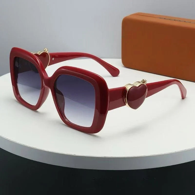 2025 New Trendy Fashion Cat Eye Women Sunglasses Oversized Oval Sun Glasses Ladies UV400 High Quality Light Luxury Sunshade