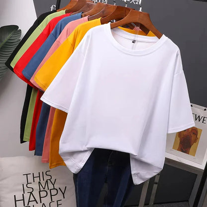 Men's Summer 100 Cotton Fashionable Casual Loose Large New Zealand Letter Feather Printed Round Neck Short Sleeve T-shirt Top