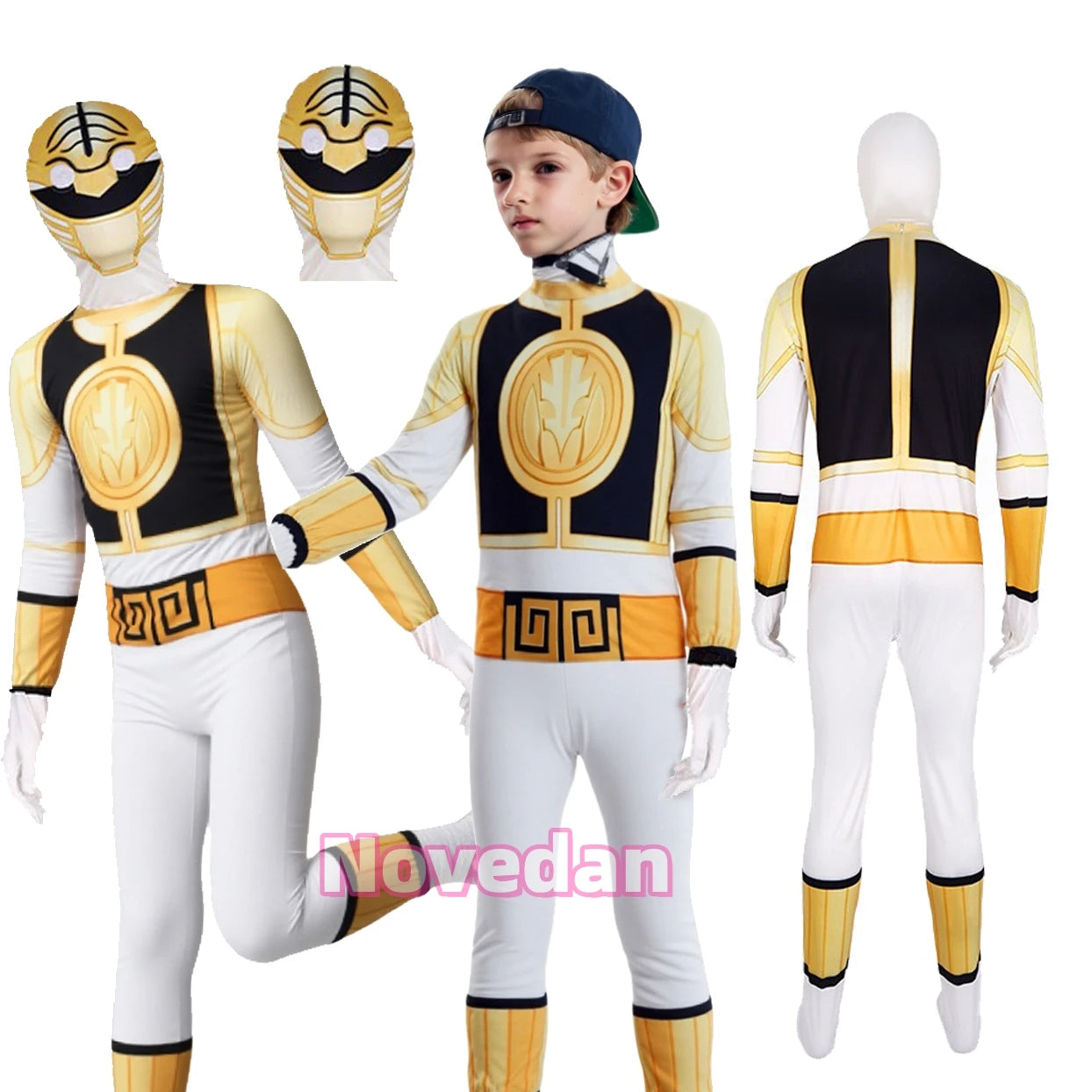 Kids Superhero Cosplay Power Samurai Sentai Shinkenger Rangers Costume Halloween Carnival Birthday Party Jumpsuit Zentai Suit