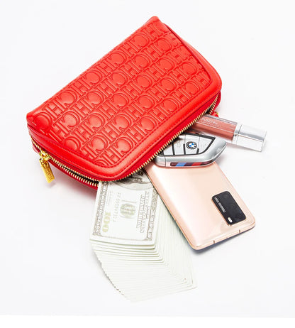 Solid Color Versatile Letter Print Design Exquisite Fashionable and Minimalist 2024 Seasonal New Women's Chain Shoulder Bag