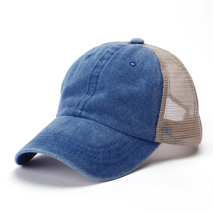 Fashion Men Baseball Cap Hot Sale Unisex Trucker Hat Multi Colors Plain Baseball Cap Women Men Washed Cotton Cap