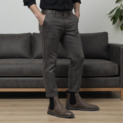 40~46 Men Chelsea Boots Brand Retro Comfortable Fashion Men Boots