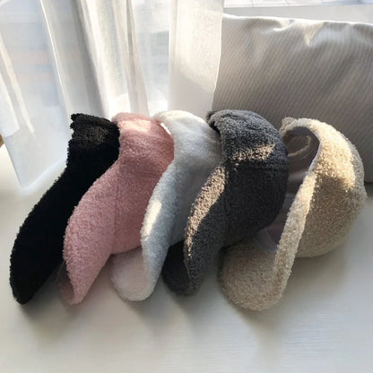 Cap for Women Winter Warm Baseball Cap Women Artificial Lamb Wool Hats  Plush Baseball Caps Autumn Baseball Cap