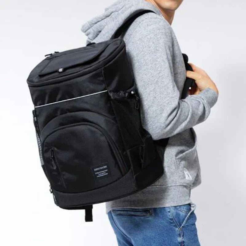 Refrigerator Bags Soft Insulated Cooler Backpack Thermal Isothermal Fridge Travel Outdoor Beach Ice Beer Backpack 30L