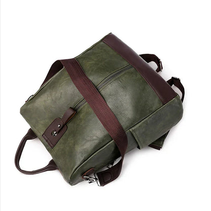 Female Backpack Multifunction PU Leather School Bag Women Shoulder Bag Travel Back Pack Mochila Feminina