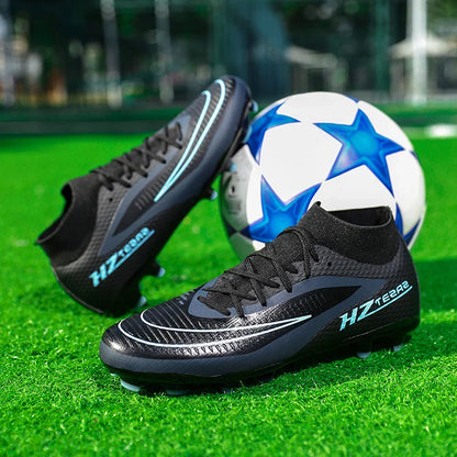 New Men Football Boots Training Breathable Cleats Adult Outdoor Non Slip Match Long Spikes Soccer Shoes Sport Boys Comfortable
