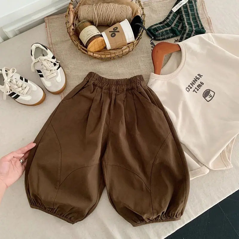 Korean Children Clothing Autumn Sets  Sweater Vest + Shirts+Pants 3Pcs Suit Spring Baby Soft Cotton Outfits Kid Casual Tracksuit