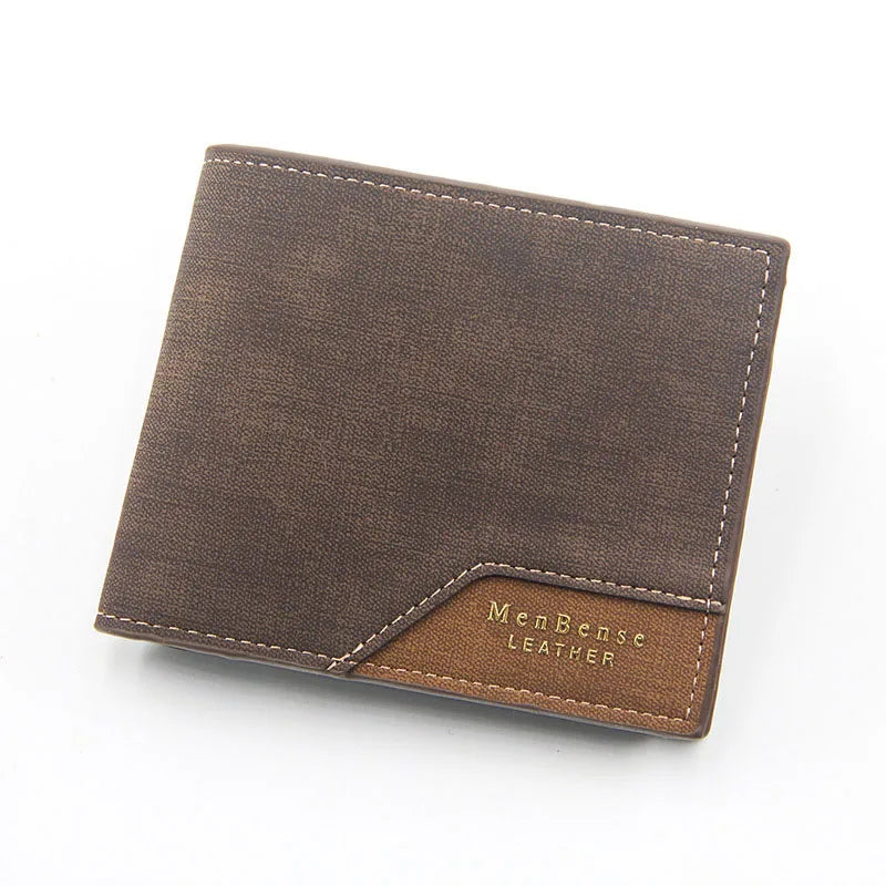 Portefeuilles Homme Mini Porte-monnaie Classique Slim Porte-photo Petit Portefeuille Homme Qualité Porte-cartes Cuir Givré Homme Sacs