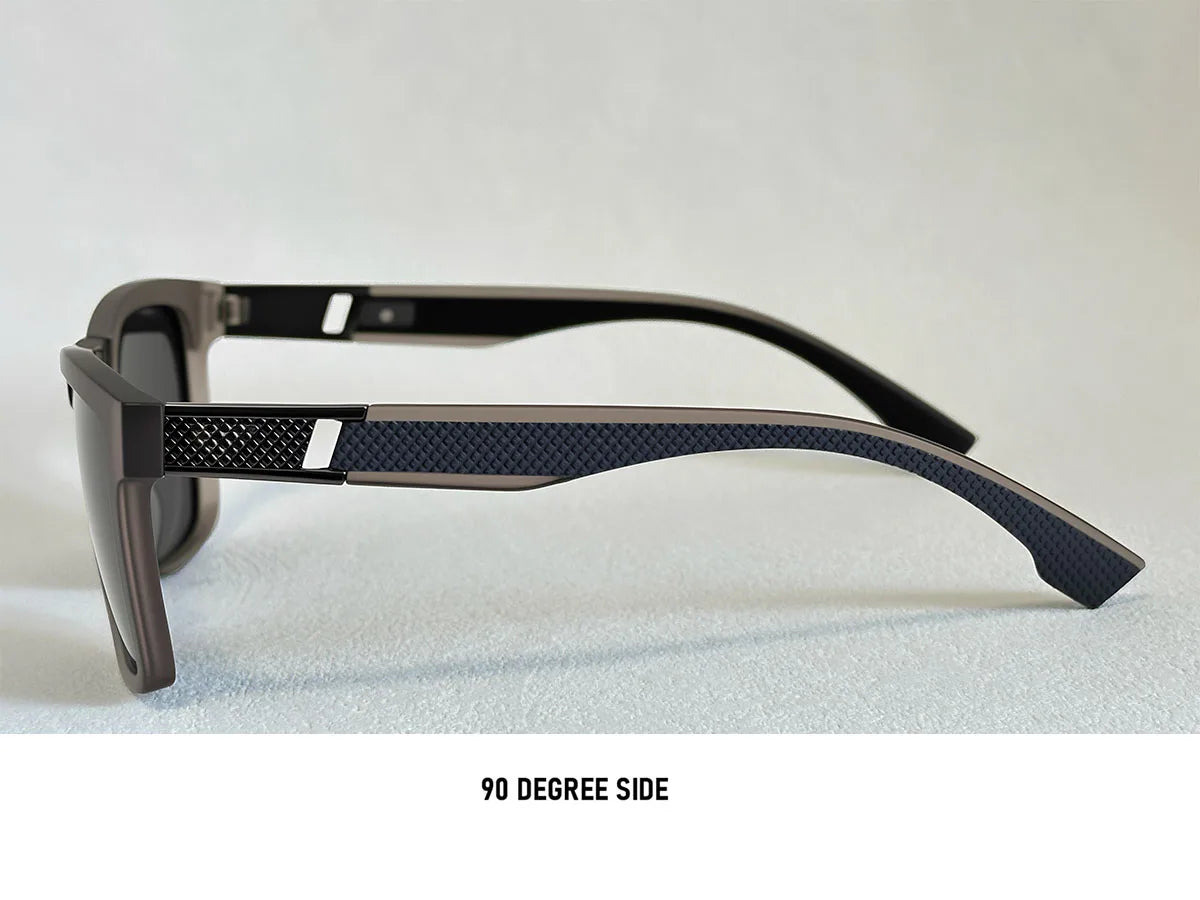 Vintage Retro Polarized Sunglasses For Men Vacation Square Sunglass Women UV400 Protection Fashion Glasses Gafas De Sol Hombre