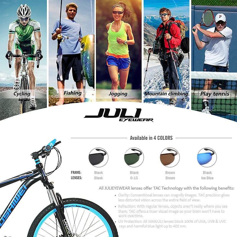 2Pack Polarized Sports Sunglasses for Men Women TR90 Lightweight Rimless Frame UV400 Running Fishing Driving 801