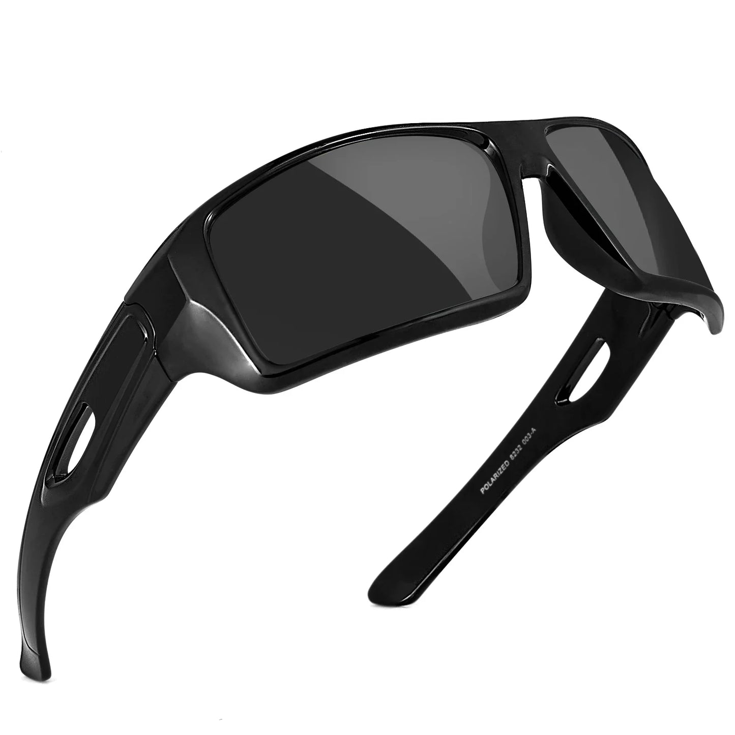 Polarized glasses Wrap Around Sports Sunglasses for Big Heads Men Women UV400 Sun Glasses 8232