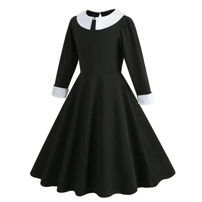 Halloween Dress Girl Costume for Girls Black Dress