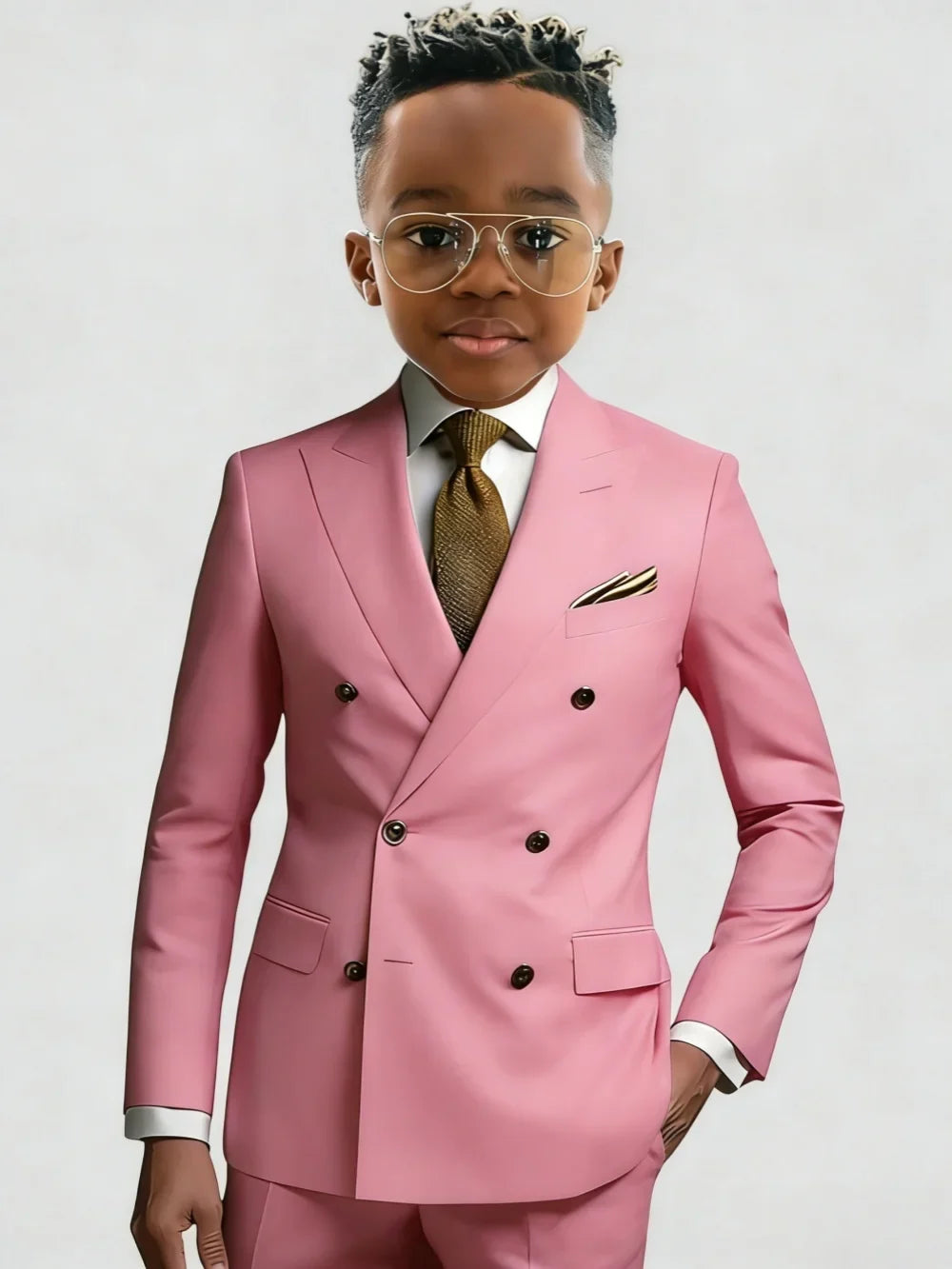 Many Colors Boys Slim Fit Suits 2 Pieces Jacket Pants Banquet Party Wear Long Sleeve Handsome Kids Suit Set Wedding Outfit