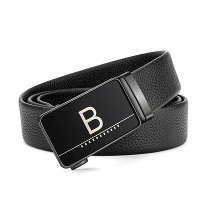 Men's Luxury Designer Belt - Automatic Alloy Buckle with 3.5cm Genuine Leather Belt for Business Suits Casual Belt Men