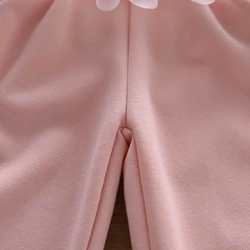 New Spring Autumn Baby Clothes Suit Children Girls Long Sleeved T-Shirt Pants 2Pcs/Sets Fashion Kids Clothing Set Infant Outfits