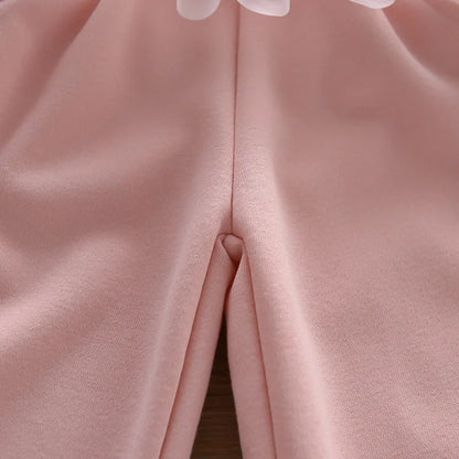 New Spring Autumn Baby Clothes Suit Children Girls Long Sleeved T-Shirt Pants 2Pcs/Sets Fashion Kids Clothing Set Infant Outfits