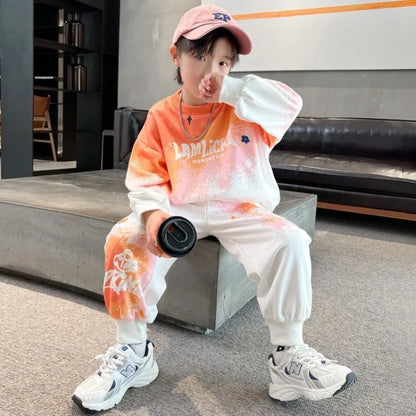 Sweatshirt Set Children's Clothing Boy Suit Costume 8 10 Year Old Clothes Boys Kids Junior Boys' Autumn Winter Child Sets Outfit