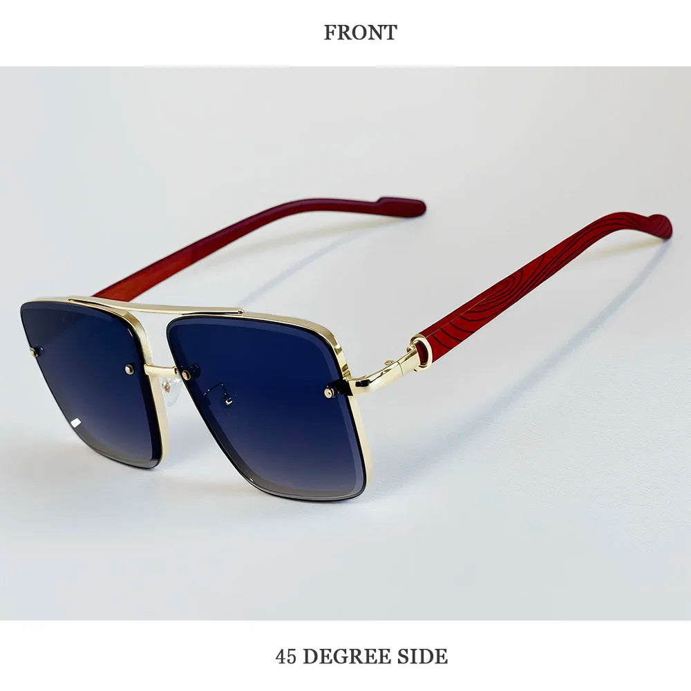 UV400 Protection Square Sunglasses Women 2026 Luxury Brand Design Sunglass Men Vintage Fashion Glasses Dropshipping Gafas De Sol