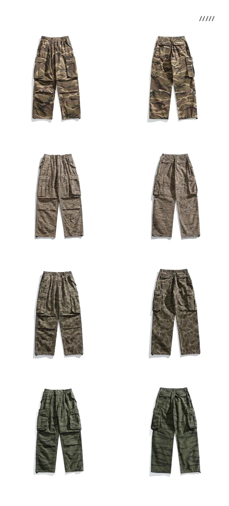 High Quality American Retro Ast Craft Camouflage Cargo Pants For Men Clothing Outdoors Tactical Pants Casual Baggy Trousers Male