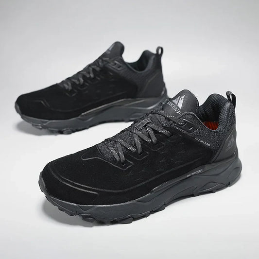 Hiking Shoes for Men Outdoor Sports Camping Hunting Walking Shoe Suede Genuine Leather Breathable Sneaker Non-slip