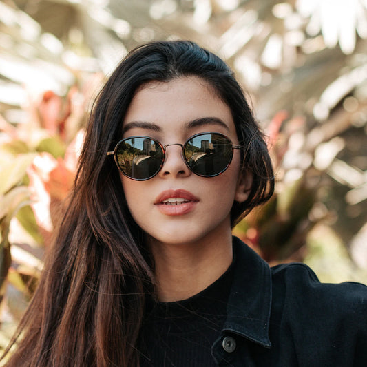 Steampunk Sunglasses Round Polarized Mirror(01 Color) Sun Glasses for Women Men Vintage Shades UV400