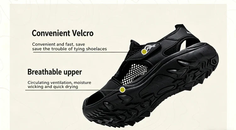 Summer Children Comfortable Sport Water Sandals Outdoor for Boys and Girls Casual Closed Toe Anti-Collision Walking Sandials