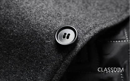 New Spring Men Cashmere Blazers Suits Jackets Stand-up Collar Business Casual Suits Coats Male Slim Fit Blazers Jackets Coats 4X