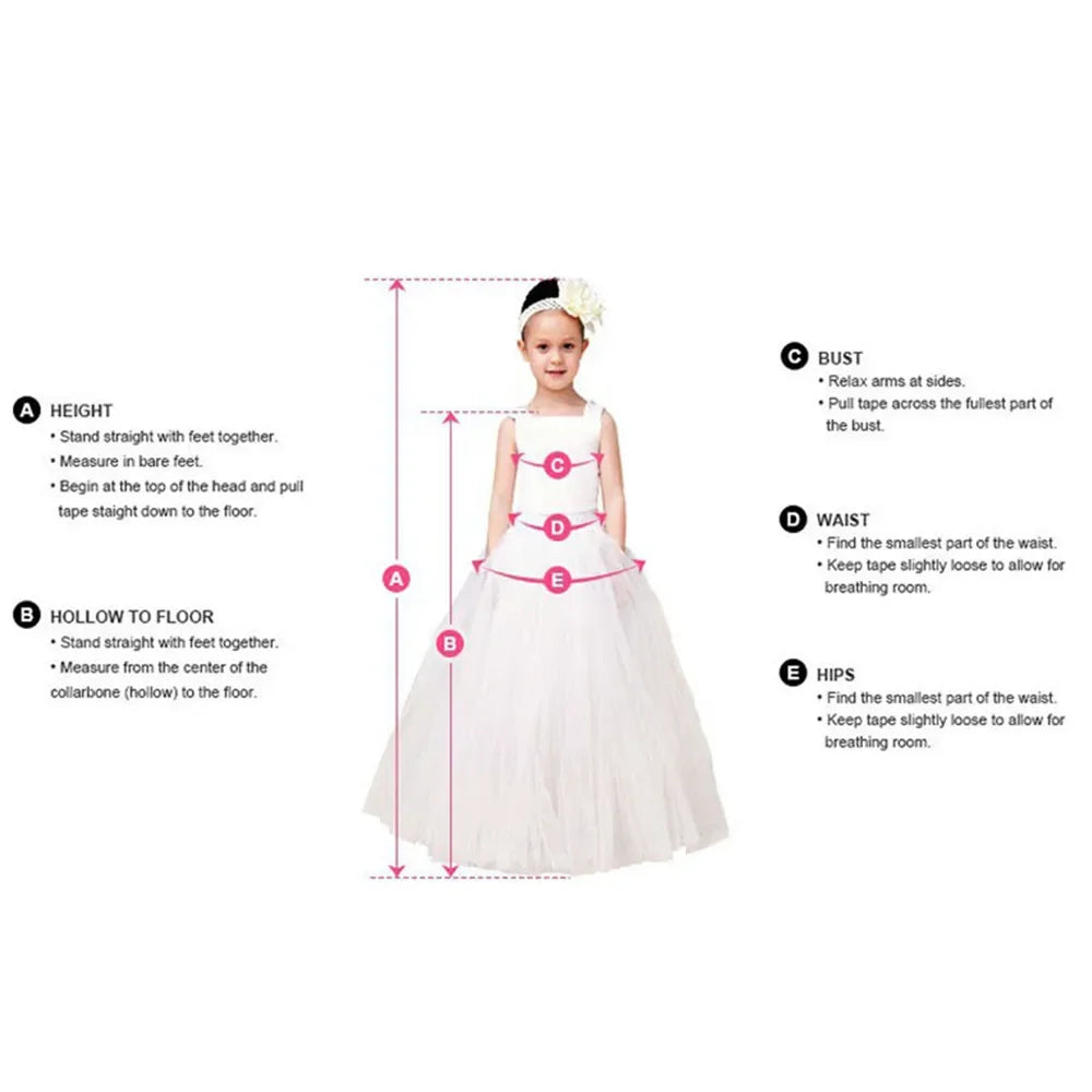 Flower Girl DressesLuxury White Ivory Flower Flower Girl Dresses Pearls Dubai Kids Princess Birthday Wedding Party Children Holi