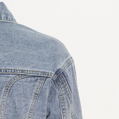 Jeans Women Pencil Pants 2023 Fashion High Waist Contract Color Patchwork Split Long Denim Pants Elastic Skinny Trousers