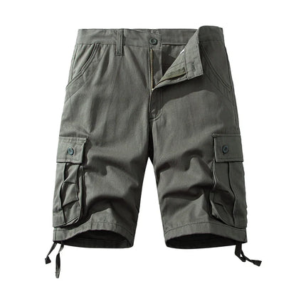 Men's Cotton Cargo Shorts Multi Pocket Tactical Half Pants Sports Casual Hiking Short Pants Fashion Y2K Male Clothes