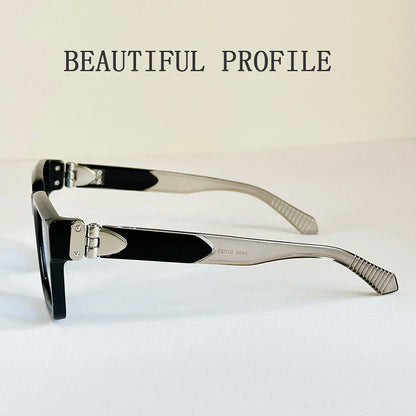 Millionaire Square Sunglass Men Vintage Luxury Sunglasses 2025 Trendy Fashion Glasses Gafas De Sol Hombre Lunette Soleil Femme