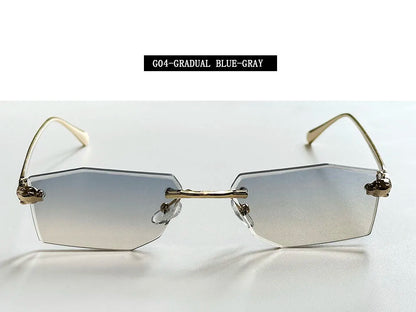 2026 Rimless Sunglasses Women Vintage Luxury Fashion Glasses Shades Dropshipping Luxe Lentes De Sol Mujer Lunette Soleil Femme
