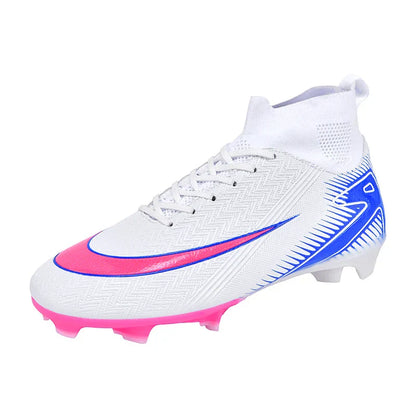 Men Football Boots Professional Soccer Cleats Non Slip Resistant Training Shoes Outdoor Match Sneakers Adult Teenagers Athlete