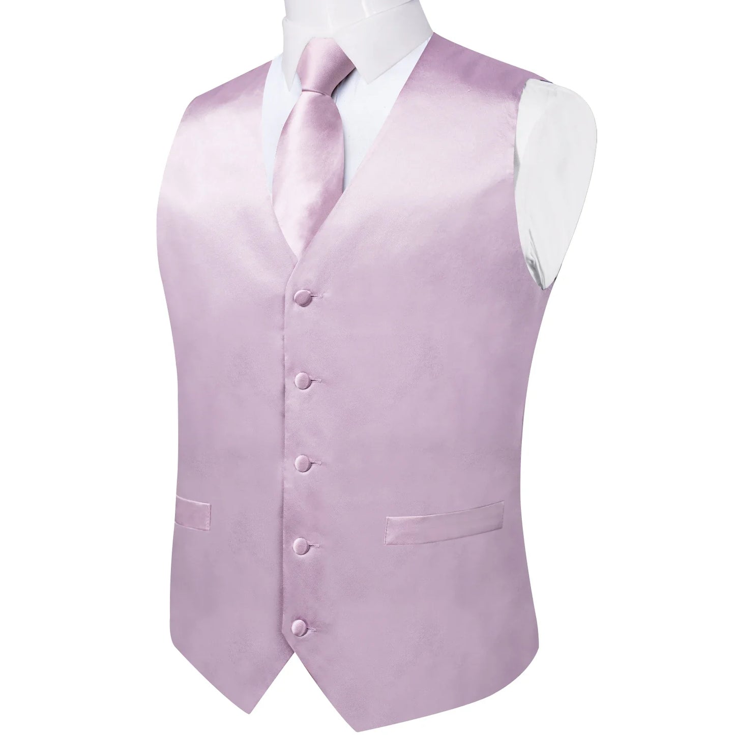 Wedding Party Green Men's Vest Shirt Accessories Fashion chaleco hombre for Man Four Seasons Wear Wholesale Necktie Handkerchief