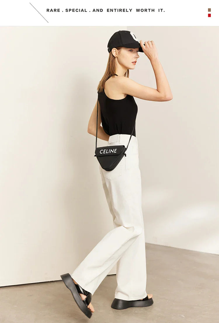 Minimalism Women Jeans 2025 Autumn Vintage Denim Pants Loose Wide Leg Pants Woman Casual Pants Female Trousers 12551002