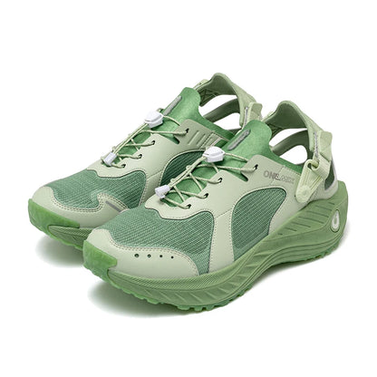 Breathable Mesh Quick Dry Water Shoes Shock Absorb Anti Slip Rock Grain Light Hiking Sneakers Unisex Outdoor Camping