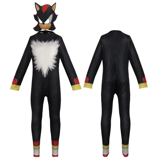Jumpsuit Cosplay Halloween Children Party Carnival Anime Game Clothes With Mask