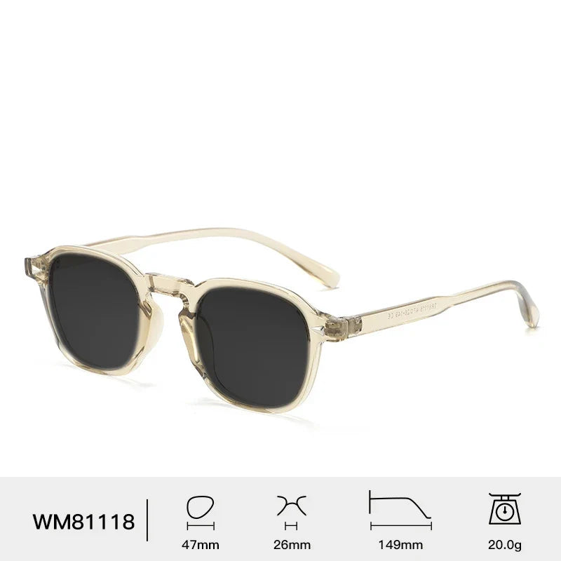 Designer Classic New Fashion 2025 Luxury Vintage Custom Logo Oval Shades Retro Myopia Sunglasses Women Men Solar Gafas
