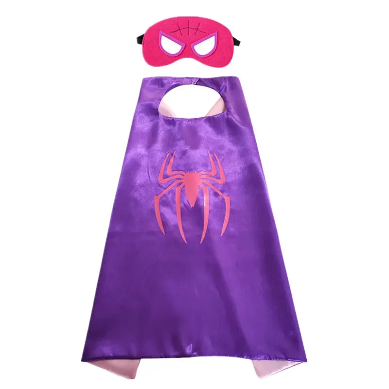 New Superhero Capes for Kids 3-10 Year Old Boy Gifts Boys Cartoon Dress Up Costumes Party Supplies Easter Gifts Cosplay Costumes