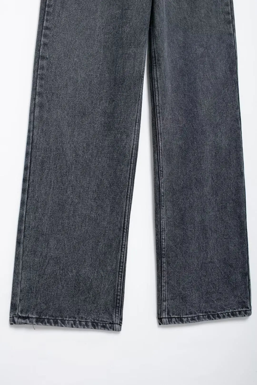2024 Women's Street Fashion Denim Blue Jeans Distressed Patchwork High Waist Zipper Fly Ripped Retro Long Pants