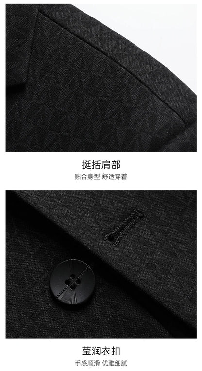 10 Colors Men's Casual Blazer 2026 Spring New Comfortable Single Breasted Suit Jacket for Men
