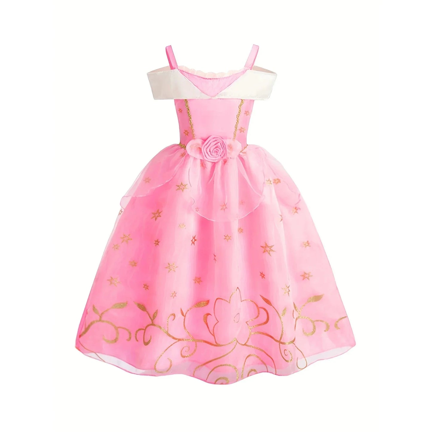 Children Aurora Princess Costume Cosplay Dress Girls Halloween Carnival Birthday Outfit Party Princess Disguise Ball Gown Clothe