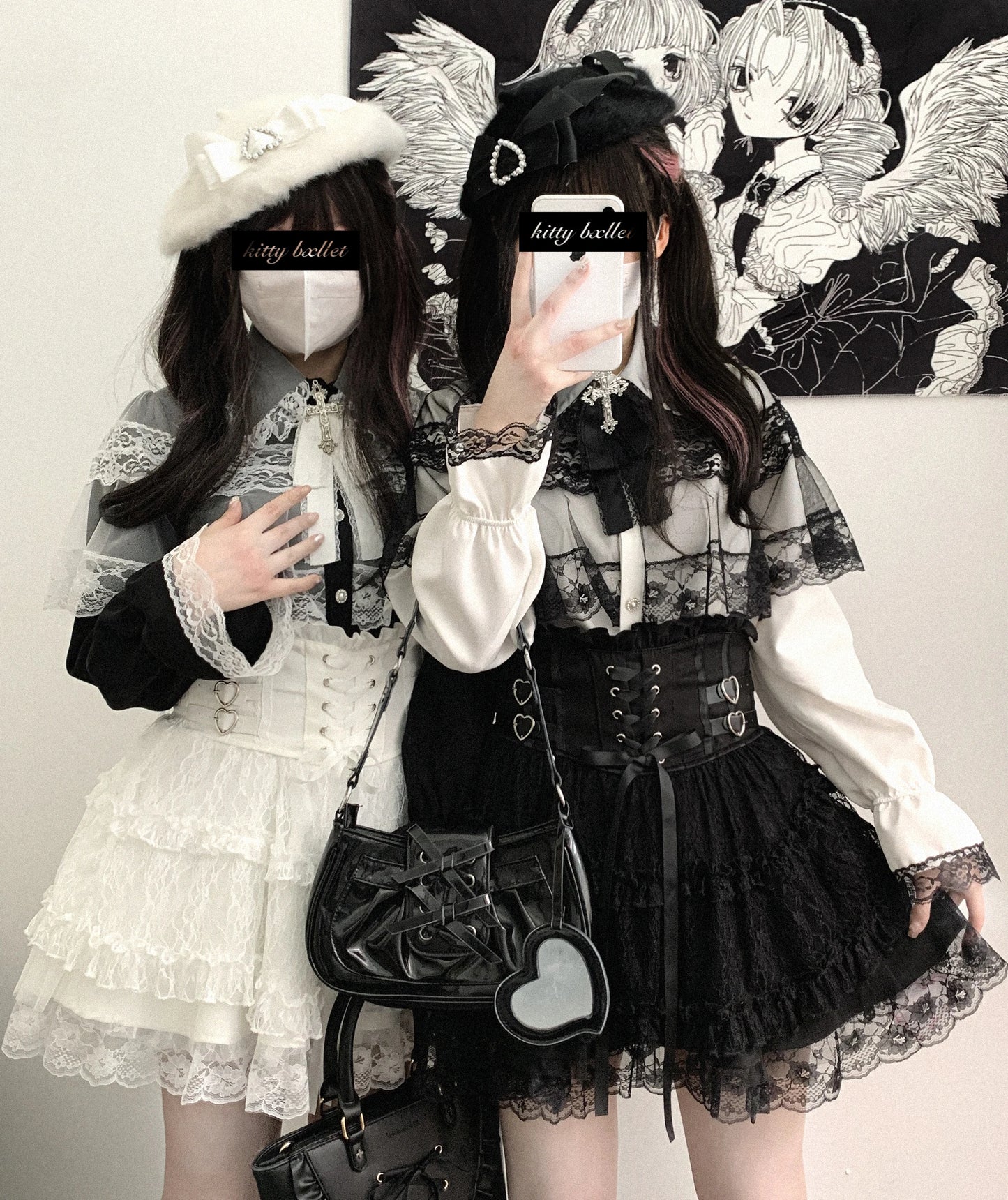 Japanese Original Lolita Lace Ruffle Edge Tied Bow High Waist Mini Skirt Spring Summer New Slim Waist Sweet Girl Y2k Skirt