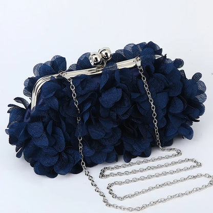 Flower Dinner Purse Designer Floral Chain Crossbody Bride Handbag Clutches Woman Petal Evening Party Clutch Wedding Dress Bag